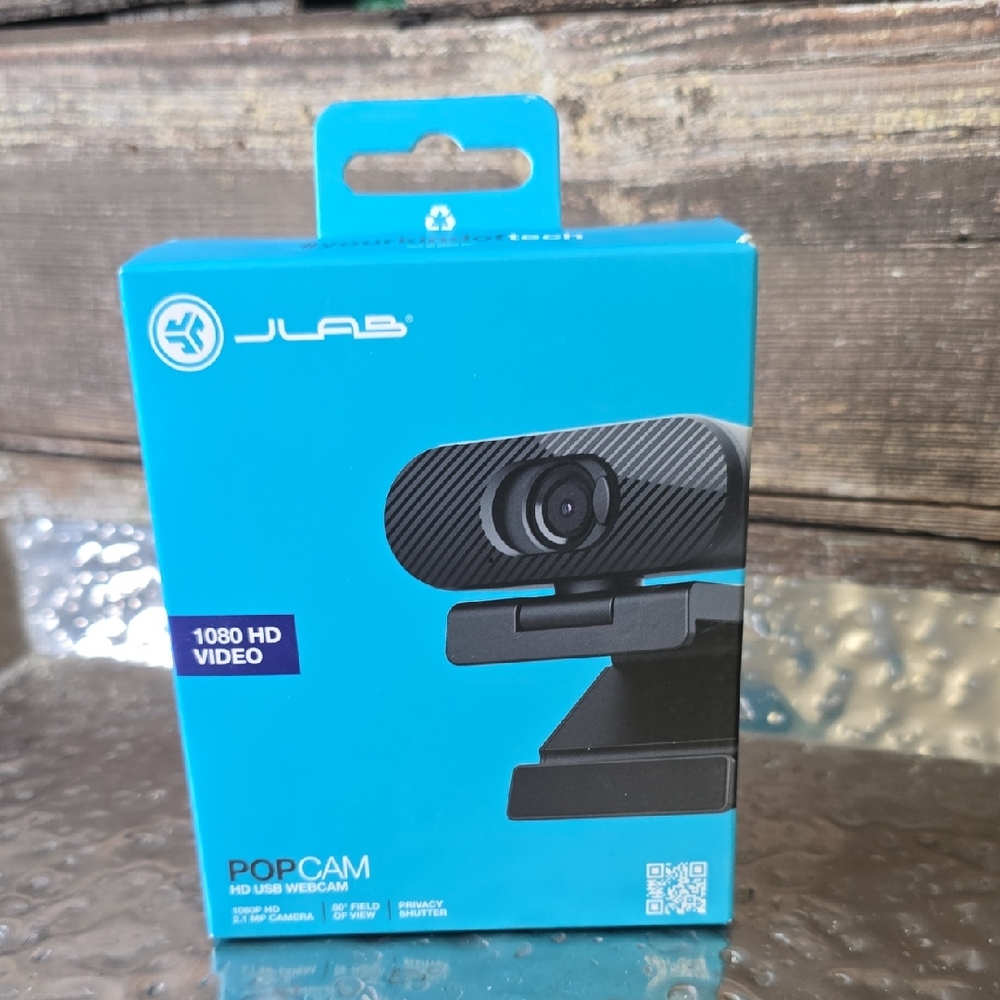 PopCam HD USB Webcam - Black